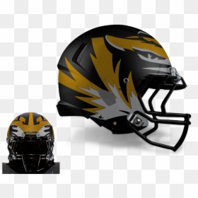 Missouri Tigers Football Helmet, HD Png Download - football helmet png