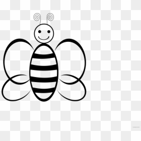 Beeblack And White, HD Png Download - honey png