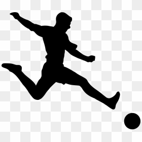 Football Silhouette, HD Png Download - football player png