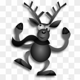 Blue Reindeer, HD Png Download - reindeer png
