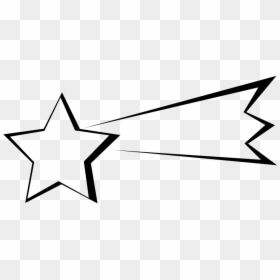 Comet Star Black And White, HD Png Download - comet png