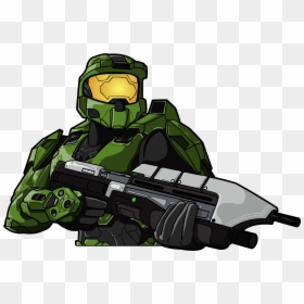 Master Chief Halo Transparent Background, HD Png Download - vhv