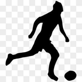 Silhouette, HD Png Download - football player png