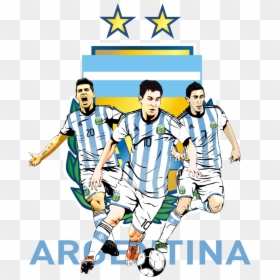 Argentina Football Team Posters, HD Png Download - football player png