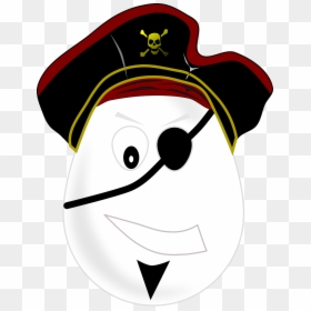 Pirate Egg, HD Png Download - pirate hat png