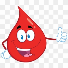 Cartoon Blood Drop, HD Png Download - blood drop png