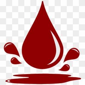 Blood Droplets Drawing, HD Png Download - blood drop png