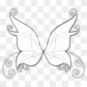 Easy Drawing Of Fairy Wings, HD Png Download - fairy wings png