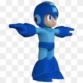 Mega Man T Pose, HD Png Download - megaman png