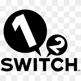 1 2 Switch Logo, HD Png Download - nintendo switch logo png
