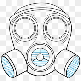 Mascara De Gas Dibujo, HD Png Download - gas mask png