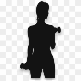 - 231px - Height - 424px - Margin Bottom - 12px - - Silhouette, HD Png Download - gym body png