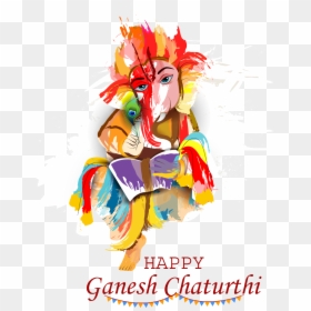 Wishing You Happiness As Big As Lord Ganesha"s Appetite, - Ganesh Chaturthi Social Media, HD Png Download - happy ganesh chaturthi png