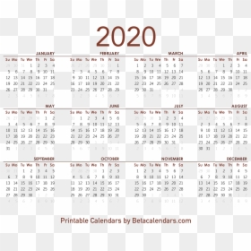 2020 Calendar Png - Free Printable 2020 Calendar, Transparent Png - calender.png