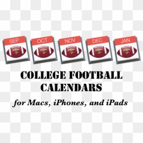 College Football Calendars For Macs, Iphones, And Ipads - Parallel, HD Png Download - 2016 calendar png file