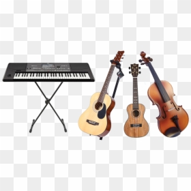 Guitar Lessons Oakville Music Instrument Rental - Electric Piano, HD Png Download - musical instrument png