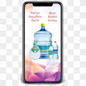 Mobile Mockup Image - Cartão Digital Infantil, HD Png Download - kinley water bottle png