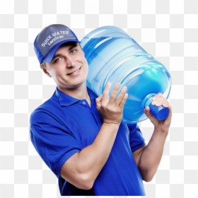 Transparent Kinley Water Bottle Png - Water Delivery Boy Png, Png Download - kinley water bottle png