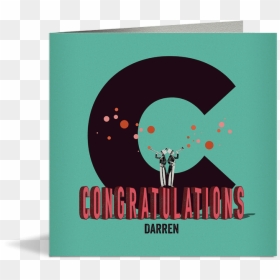 Congratulations Card - Graphic Design, HD Png Download - congratulations images with flowers png
