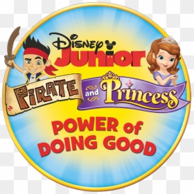 P&p Podg Logo Characters - Pirates And Princess Disney Junior, HD Png Download - jake and the neverland pirates png