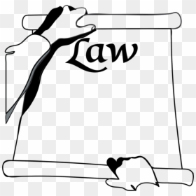 Clip Art Gavel Drawing Ubisafe Lawyer - Law Clipart Black And White, HD Png Download - ukarumpa png