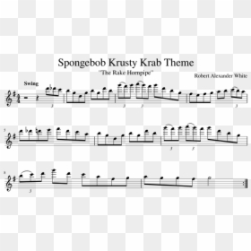 Krusty Krab Flute Notes, HD Png Download - mocking spongebob png