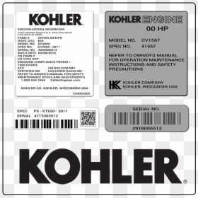 Examples Of What Kohler Model Tags Usually Look Like - Manchester United Kohler Sleeve Patch, HD Png Download - kohler logo png