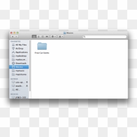 Events - Folder - Finder Safari, HD Png Download - final cut pro png