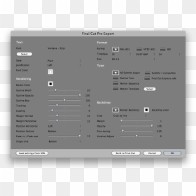Screenshot, HD Png Download - final cut pro png