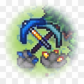 Crossed Pickaxes - Graphic Design, HD Png Download - curse png
