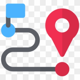 Flight Paths Android Geolocation Tracking With Google - Google Maps, HD Png Download - google map marker png