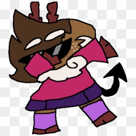 He Gon Skrrt And Hit The Dab Like Wiz Khalifa By Bonnie-fangirl - Cartoon, HD Png Download - fangirl png