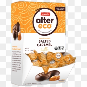 Alter Eco Salted Caramel Truffle Ingredients, HD Png Download - truffle png