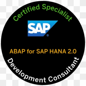 Sap Certified Development Specialist - Circle, HD Png Download - sap png