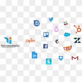 Diagram, HD Png Download - zapier logo png