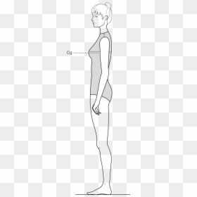This Figure Shows The Measurement Of The Chest Girth - Standing, HD Png Download - person taking photo png