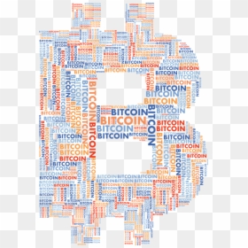 Bitcoin Logo Word Png, Transparent Png - bitcoin cash png