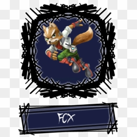 Amiibo Super Smash Bros - Fox Smash 4 Bair, HD Png Download - super smash bros characters png