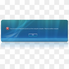 Photos - Netbook, HD Png Download - error message png