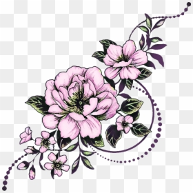 Sticker Design Flower Tattoo, HD Png Download - catalog png