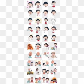 Maruko Chan Sticker, HD Png Download - line sticker png