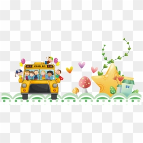 Powerpoint School Clip Art, HD Png Download - party bus png