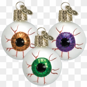 Evil Eye Ornaments - Glass Halloween Ornament Ideas, HD Png Download - evil eyeball png