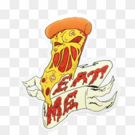 Eat Me Pizza Sticker, HD Png Download - evil eyeball png