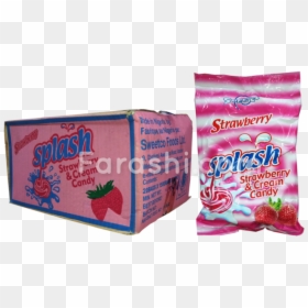 Sweetco, Splash Strawberry & Cream Candy 150g"     - Strawberry, HD Png Download - pepsi splash png