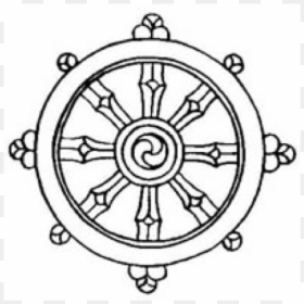 Dharma Wheel, HD Png Download - buddhism symbol png