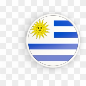 Round Icon With White Frame - Uruguay Round Flag, HD Png Download - round png images
