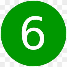 Number 6, Green, Round Svg Clip Arts - Electric Icon Green, HD Png Download - round png images