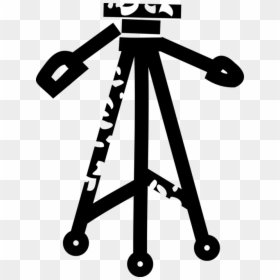 Transparent Camera On Tripod Png, Png Download - camera with tripod png