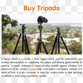 Tripod, HD Png Download - camera with tripod png
